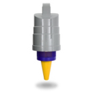 image: DC01 CYCLONE ASSEMBLY -  Purple & Yellow