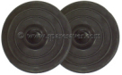 KIRBY BRUSH ROLL BUMPERS - Black
